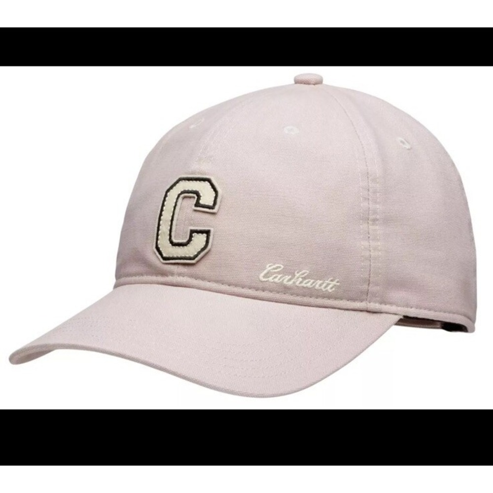 CARHARTT "C" Womens Baeball Hat,‎ Script Authentic Washed Cotton Canvas Cap